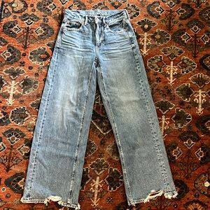 American Eagle wide leg jean